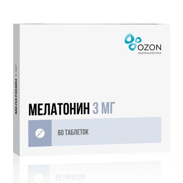 Мелатонин таблетки 3мг 60 шт.