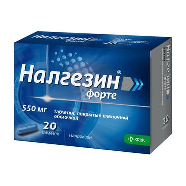 Налгезин форте таблетки 550 мг 20 шт