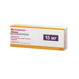 Метотрексат-Эбеве раствор 10 мг/ мл шприц 1,5 мл 1 шт