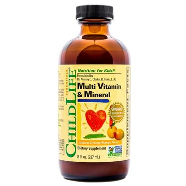 ChildLife Мультивитамины и минералы жидкость 237 мл Апельсин-Манго
