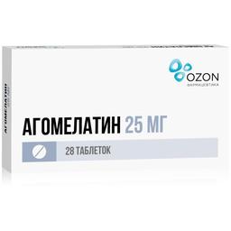 Агомелатин таблетки 25 мг 28 шт