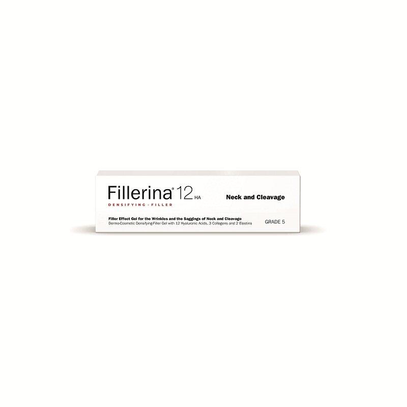 Филлерина 12HA Уровень 5 Гель с эффектом филлера для коррекции морщин в области шеи и декольте 30 мл