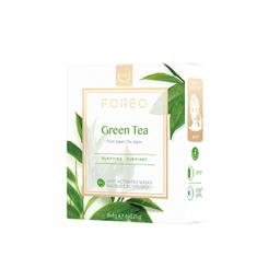Foreo Маска для лица очищающая для УФО 6 шт Зеленый чай