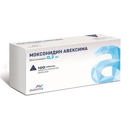 Моксонидин Авексима таб.п.п.о.0,2 мг 100 шт