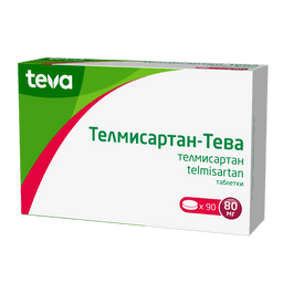 Телмисартан-Тева таблетки 80 мг 90 шт