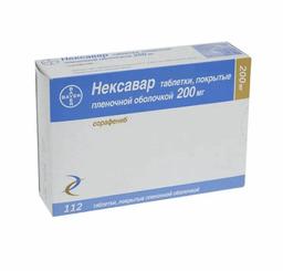 Нексавар таблетки 200 мг 112 шт