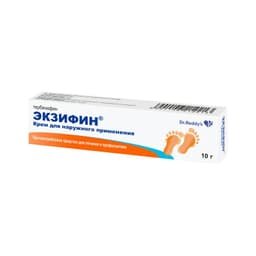 Экзифин крем для наружного применения 1% туба 10 г