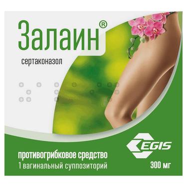 Залаин суппозитории вагинальные 300 мг 1 шт
