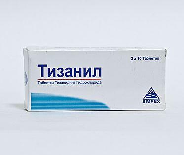 Тизанил таблетки 4 мг 30 шт