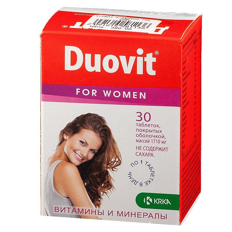 Дуовит для женщин таблетки 30 шт