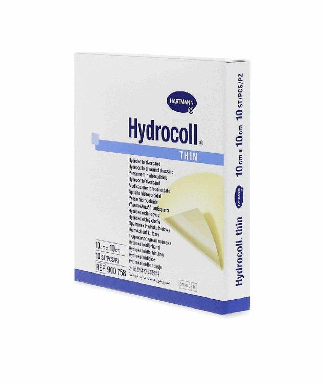 Повязка "Hydrocoll" thin на слабоэкссудир. раны 10х10см 10шт.