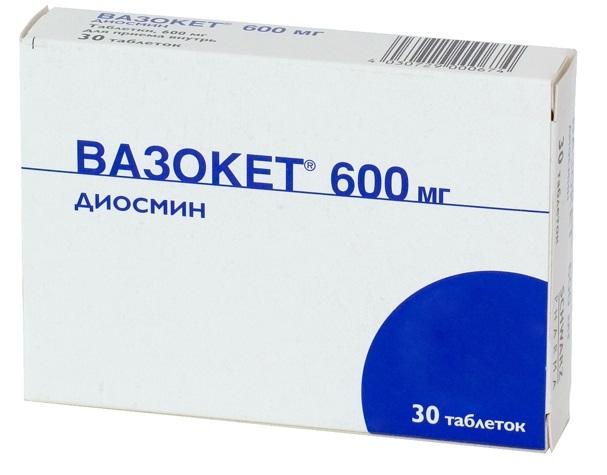 Вазокет таблетки 600 мг 30 шт