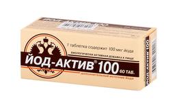 Йод-актив-100 тб 60 шт