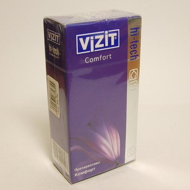 Презерватив "Vizit" Hi-tech Comfort (комфорт) 12 шт
