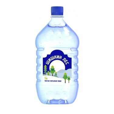 Вода минеральная Шишкин лес негазир.1,0л 1  шт. пластик