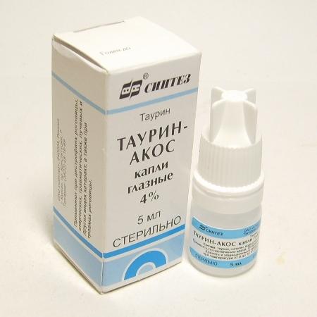 Таурин-АКОС капли 4% фл.-кап.5 мл