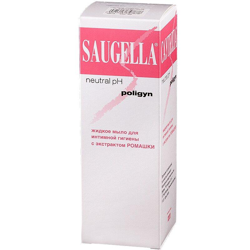 Saugella полиджин мыло для интимной гигиены фл 250 мл.