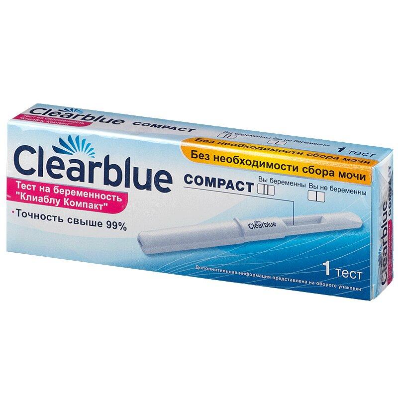 Тест на беременность Clearblue компакт 1 шт