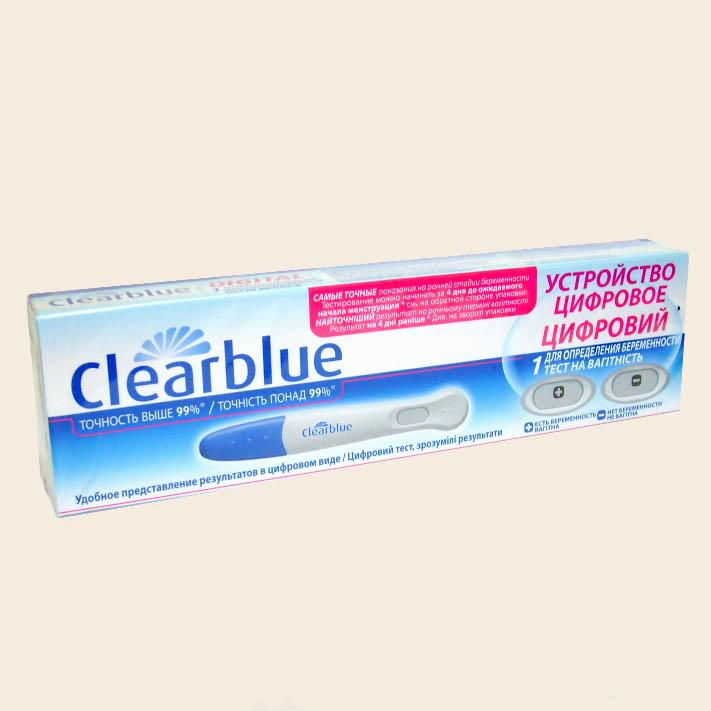 Тест на беременность Clearblue цифровой 1 шт