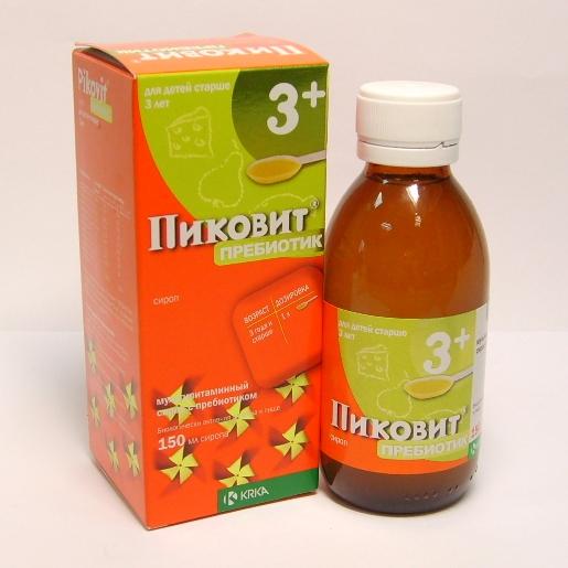 Пиковит Пребиотик сироп для детей 150 мл. с доз. ложкой