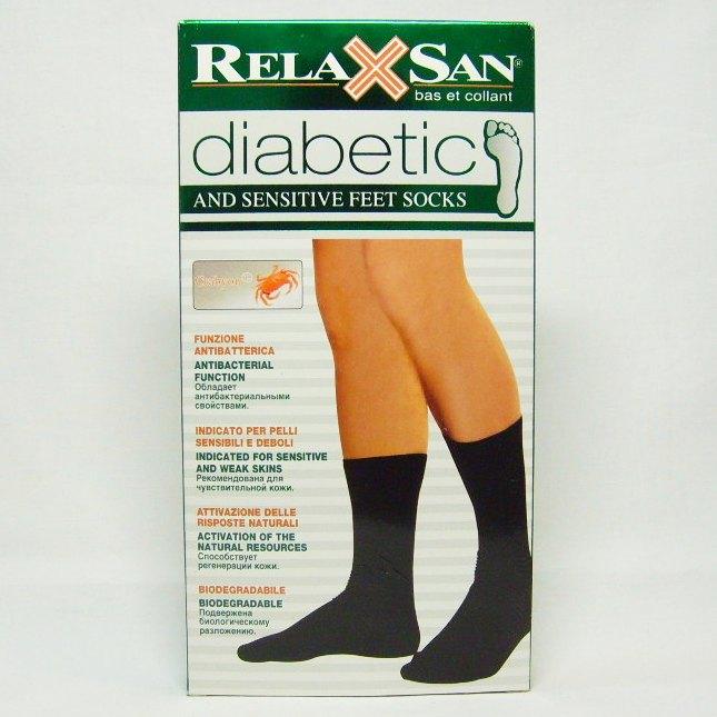 Релаксан Гольфы д/диабетиков Diabetic Socks Crabion р.2 черн