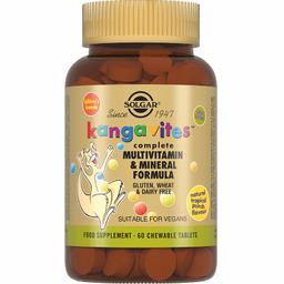 Solgar Кангавитес со вкусом тропических фруктов таблетки жевательные для детей 60 шт