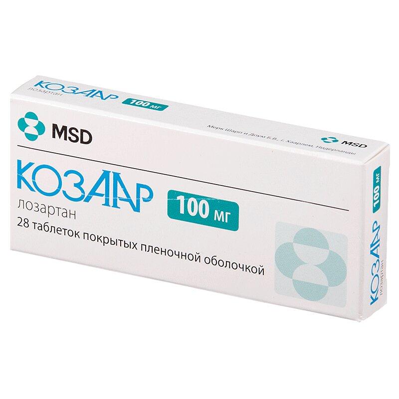Козаар таблетки 100 мг 28 шт