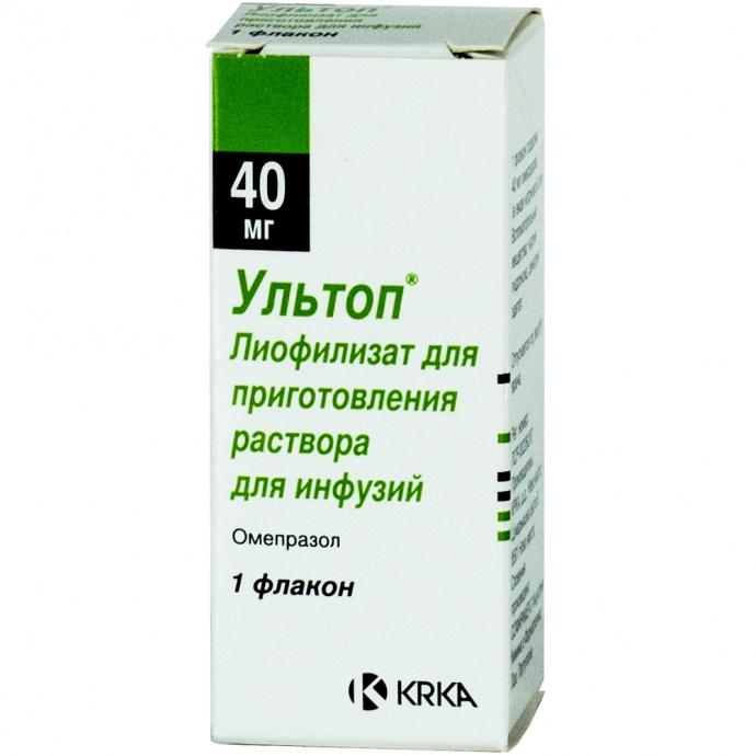 Ultop лиофилизат 40 мг фл. 1 шт.