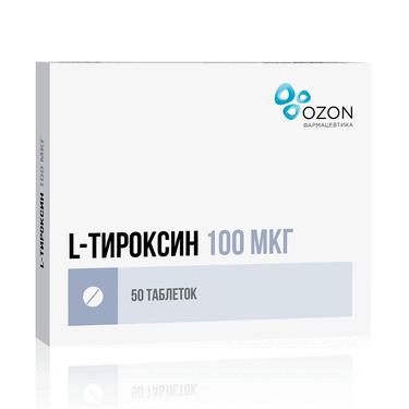 L-Тироксин 100 таблетки 100мкг 50 шт.