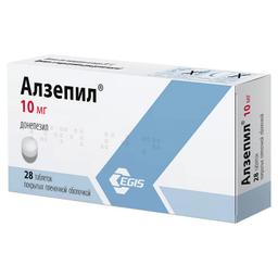 Алзепил таблетки 10 мг 28 шт