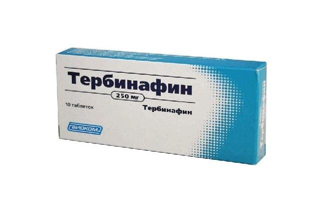 Тербинафин таблетки 250мг 10 шт