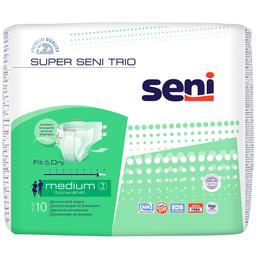 Подгузники Seni Super Trio Medium 10 шт