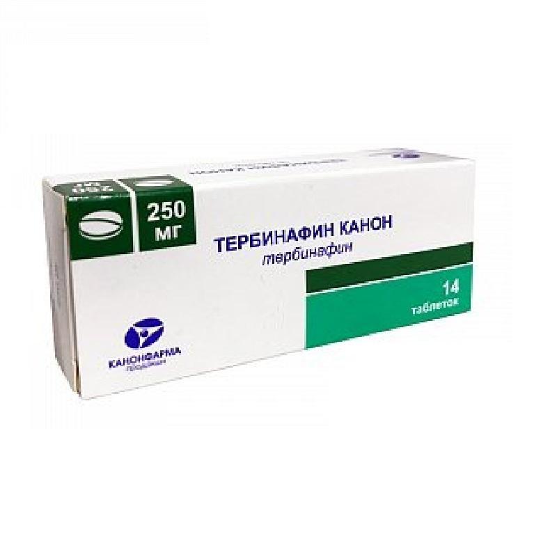 Тербинафин Канон таблетки 250 мг 14 шт