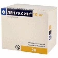 Ленуксин таб.п.п.о.10 мг флакон 28 шт