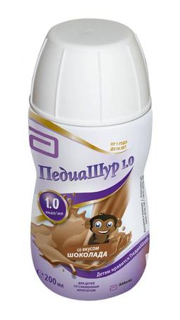 Pediasure Малоежка напиток для детей со вкусом шоколада 200 мл