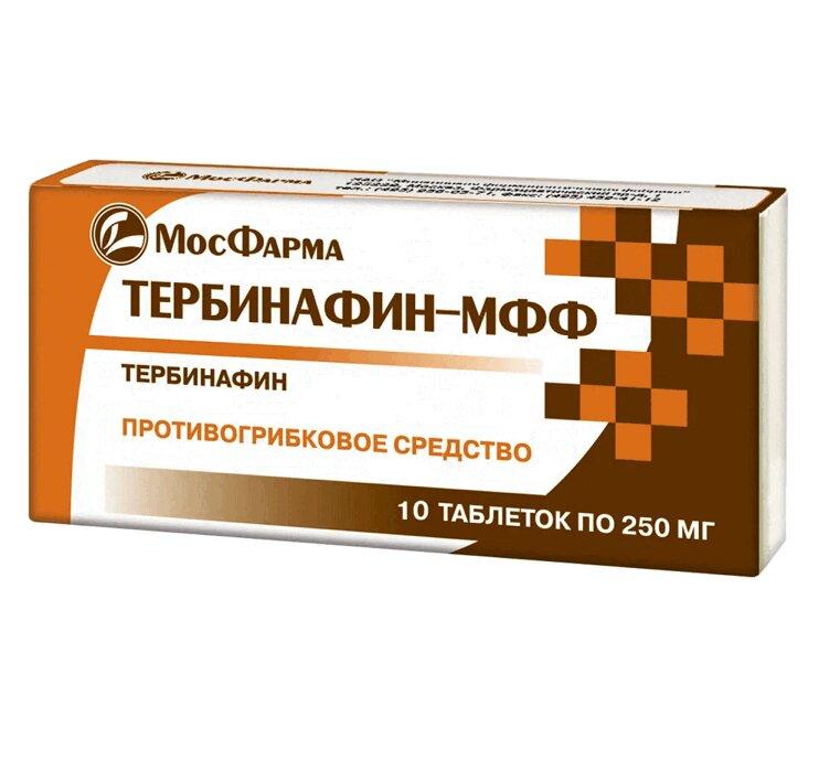 Тербинафин-МФФ таблетки 250мг 10 шт.