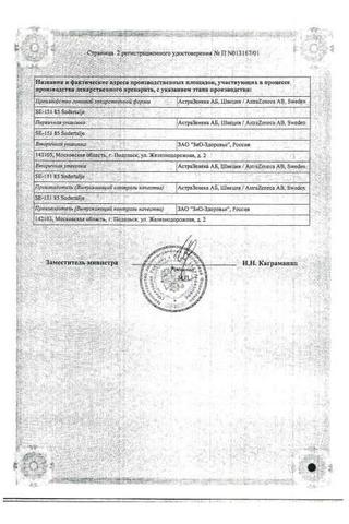 Сертификат Симбикорт Турбухалер