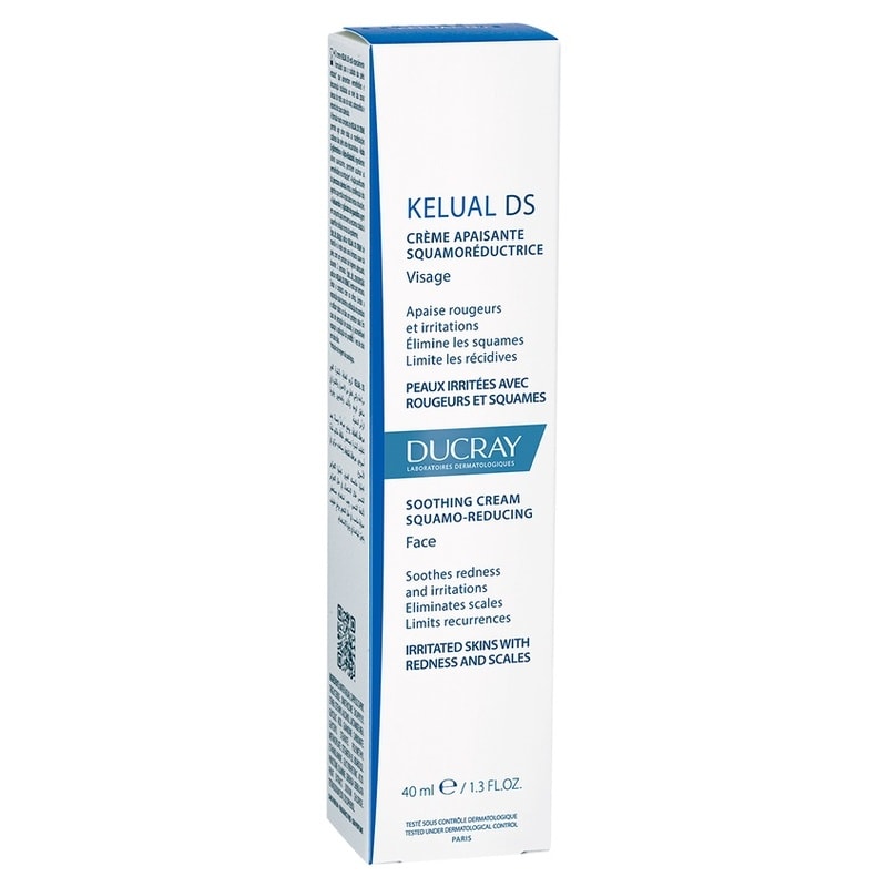 Ducray Kelual DS Крем успокаивающий снижающий шелушение кожи лица 40 мл