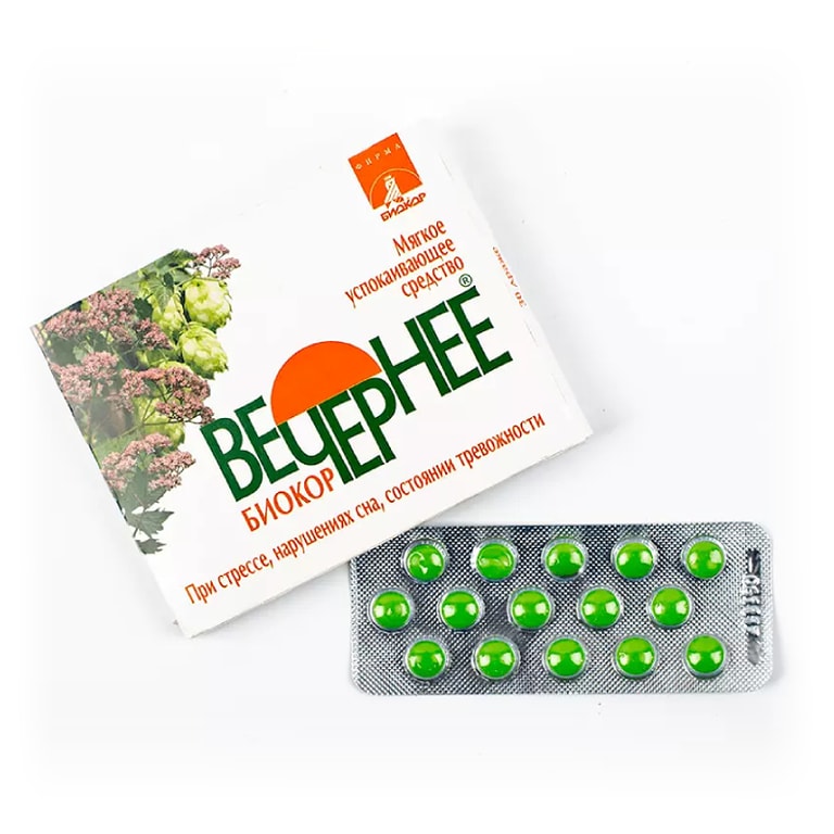 Вечернее Биокор драже 30 шт