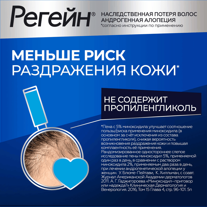 Регейн 5% пена-аэрозоль для наружного применения 60 г 3 шт