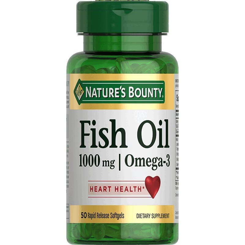 Nature's Bounty Рыбий жир Омега-3 1000 мг капсулы 50 шт