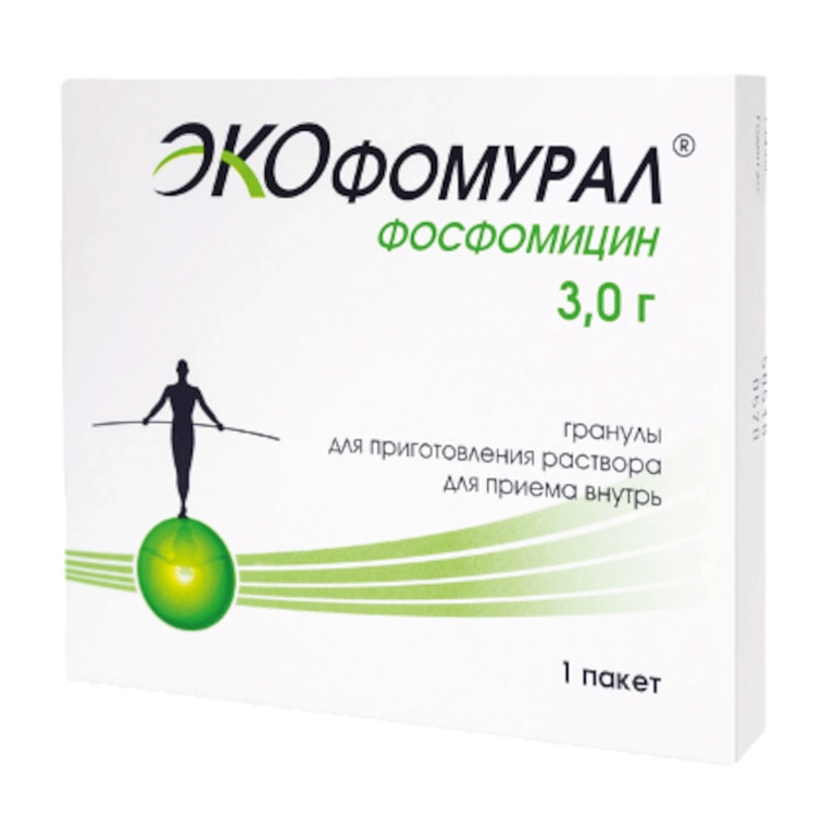 Экофомурал 3 г гранулы для приготовления раствора для приема внутрь пакетик 8 г