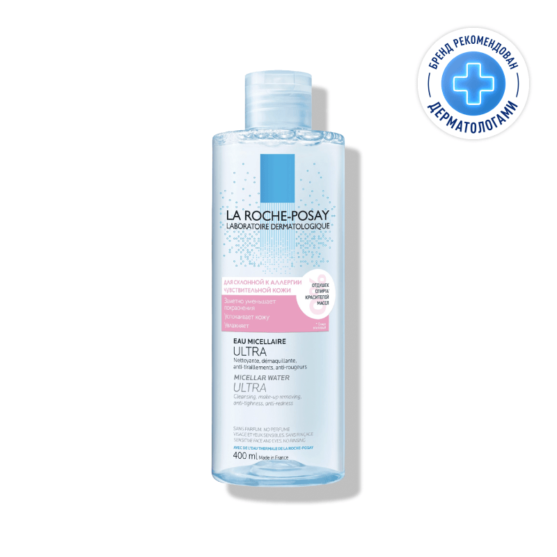 La Roche-Posay Toleriane Вода мицеллярная для чувствительной склонной к аллергии кожи 400 мл