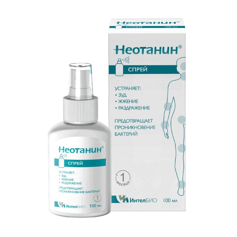 Неотанин спрей для наружного применения 100 мл