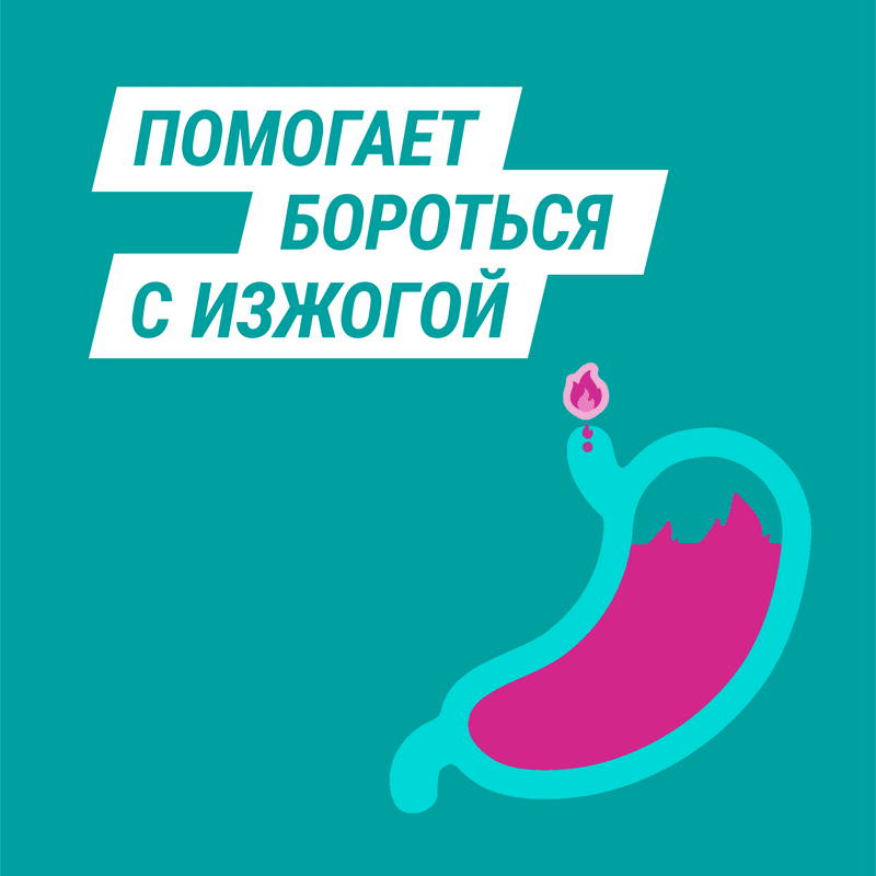 Гевискон таблетки жевательные Мята 48 шт