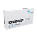 Норфлоксацин 400 мг таблетки 10 шт