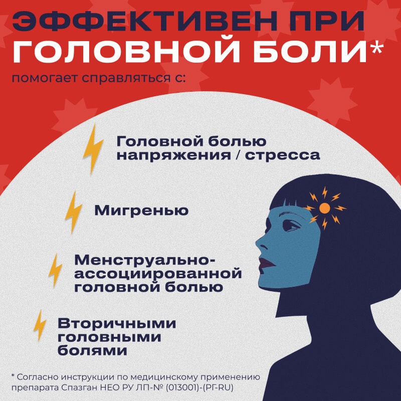 Спазган Нео таблетки 20 шт