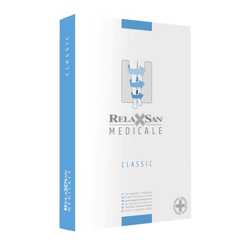 Relaxsan Medicale Колготки компрессионные с открытым носком Classic 2 класс компрессии размер 3 Телесные