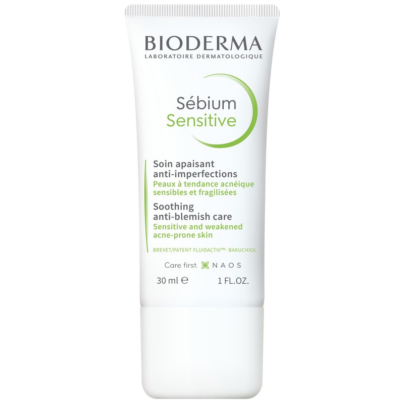 Bioderma Sebium Sensitive Крем увлажняющий успокаивающий для проблемной кожи 30 мл