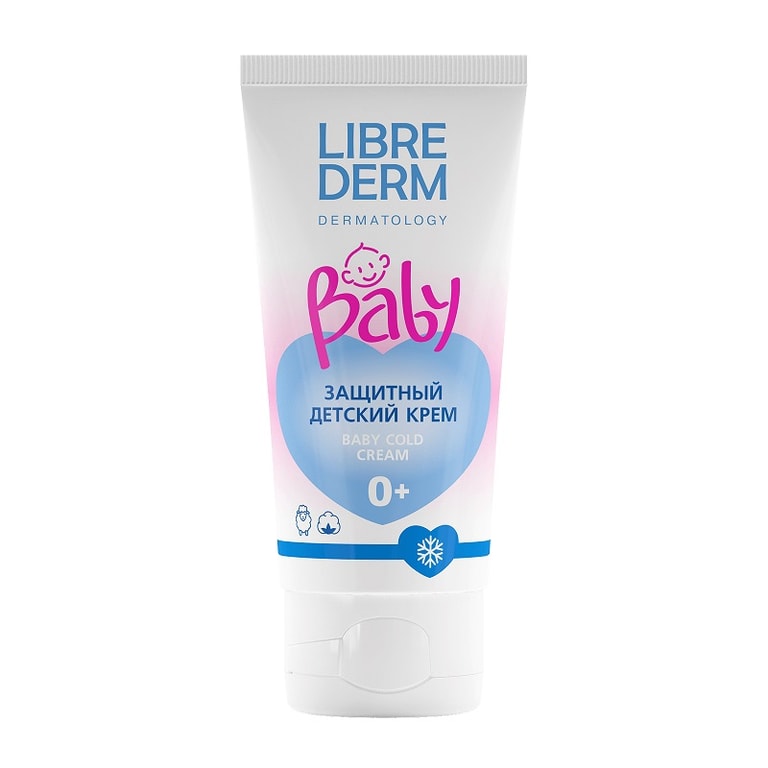 Librederm Baby Крем защитный детский Ланолин-Экстракт хлопка 50 мл